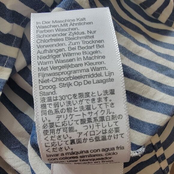 Madewell Monterey Striped Top with Balloon Sleeve. Size S. - Picture 9 of 10